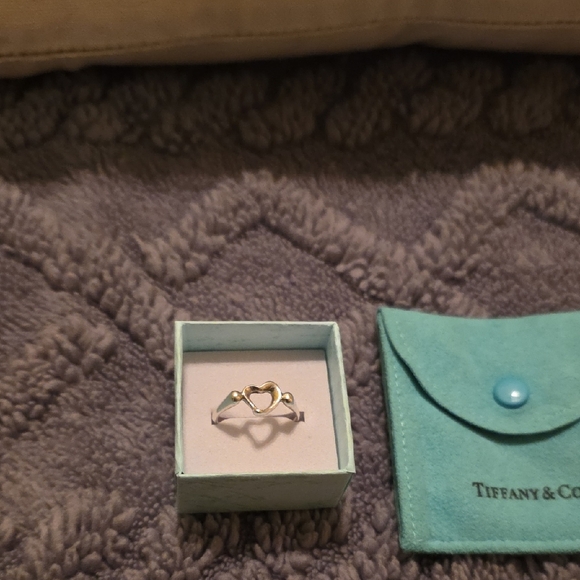 Tiffany & Co. Jewelry - Tiffany & Co 925 Stamped Elsa Peretti Spain Heart Ring sz 6¾ FIRM ON PRICE